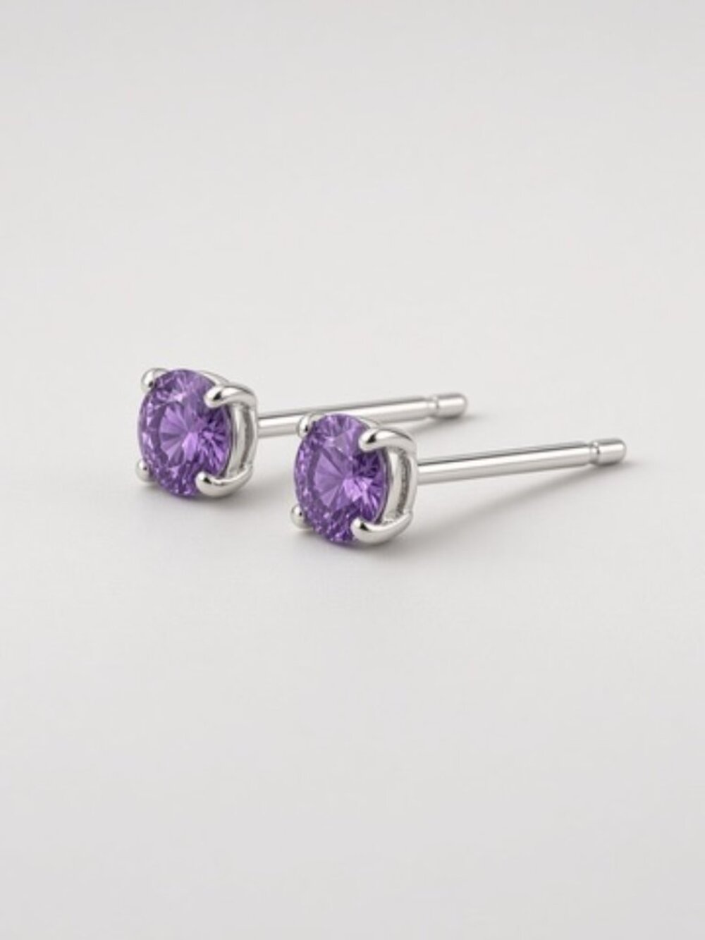 NWT GRA Certified D Color Moissanite Stud Earrings 3mm